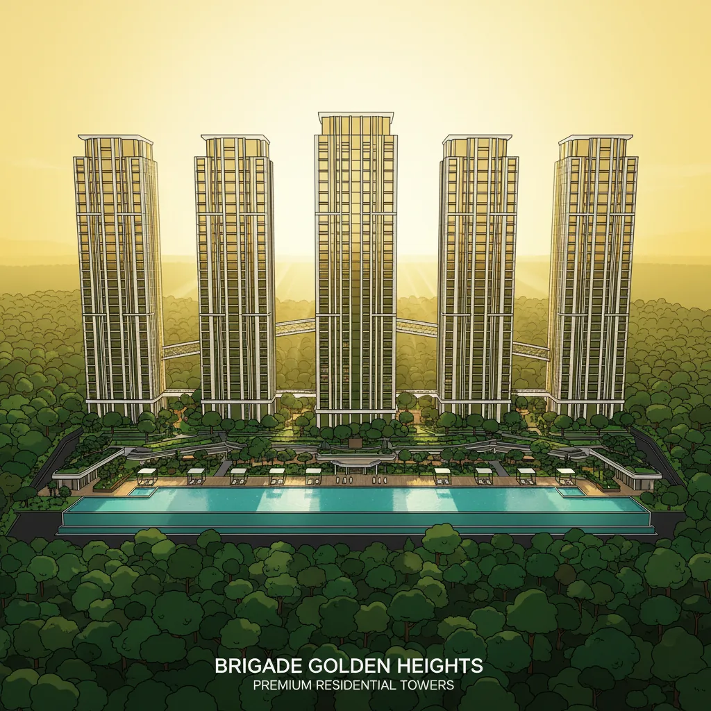 Apartments for Sale in Budigere Road | Brigade Golden Heights Apartments for Sale in Budigere Road - Brigade Golden Heights, Old Madras Road, East Bangalore