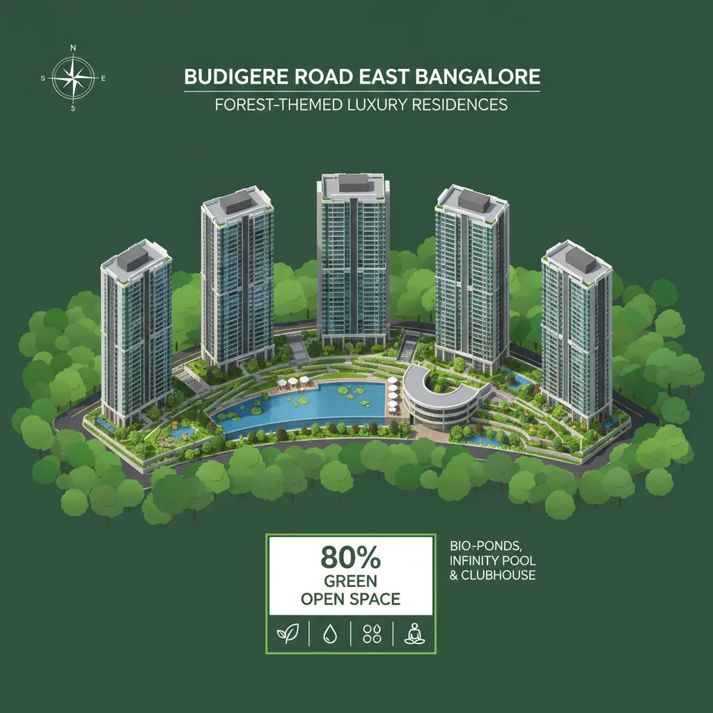 Apartments in Budigere Road | Brigade Golden Heights Apartments in Budigere Road - Brigade Golden Heights, Old Madras Road, East Bangalore