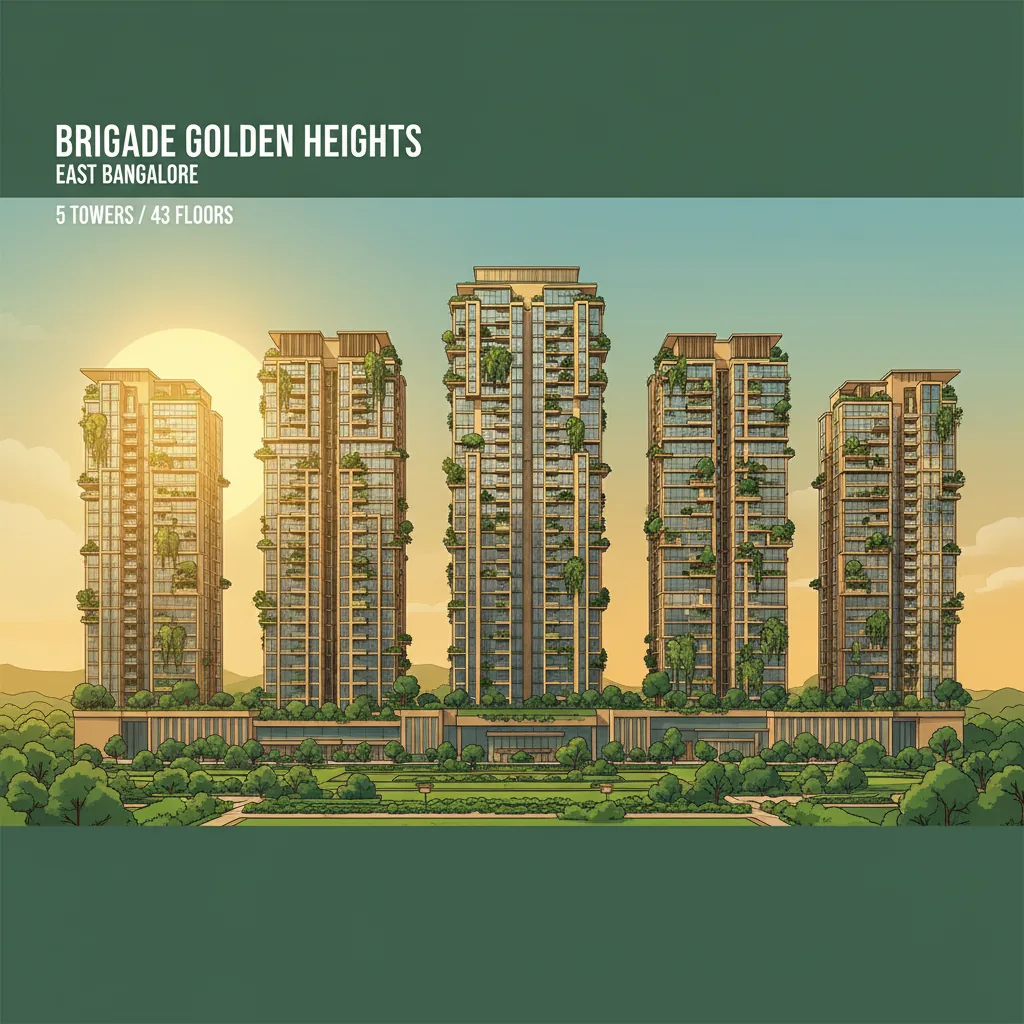 Best Apartments for Sale in East Bangalore | Brigade Golden Heights Best Apartments for Sale in East Bangalore - Brigade Golden Heights, Old Madras Road, East Bangalore