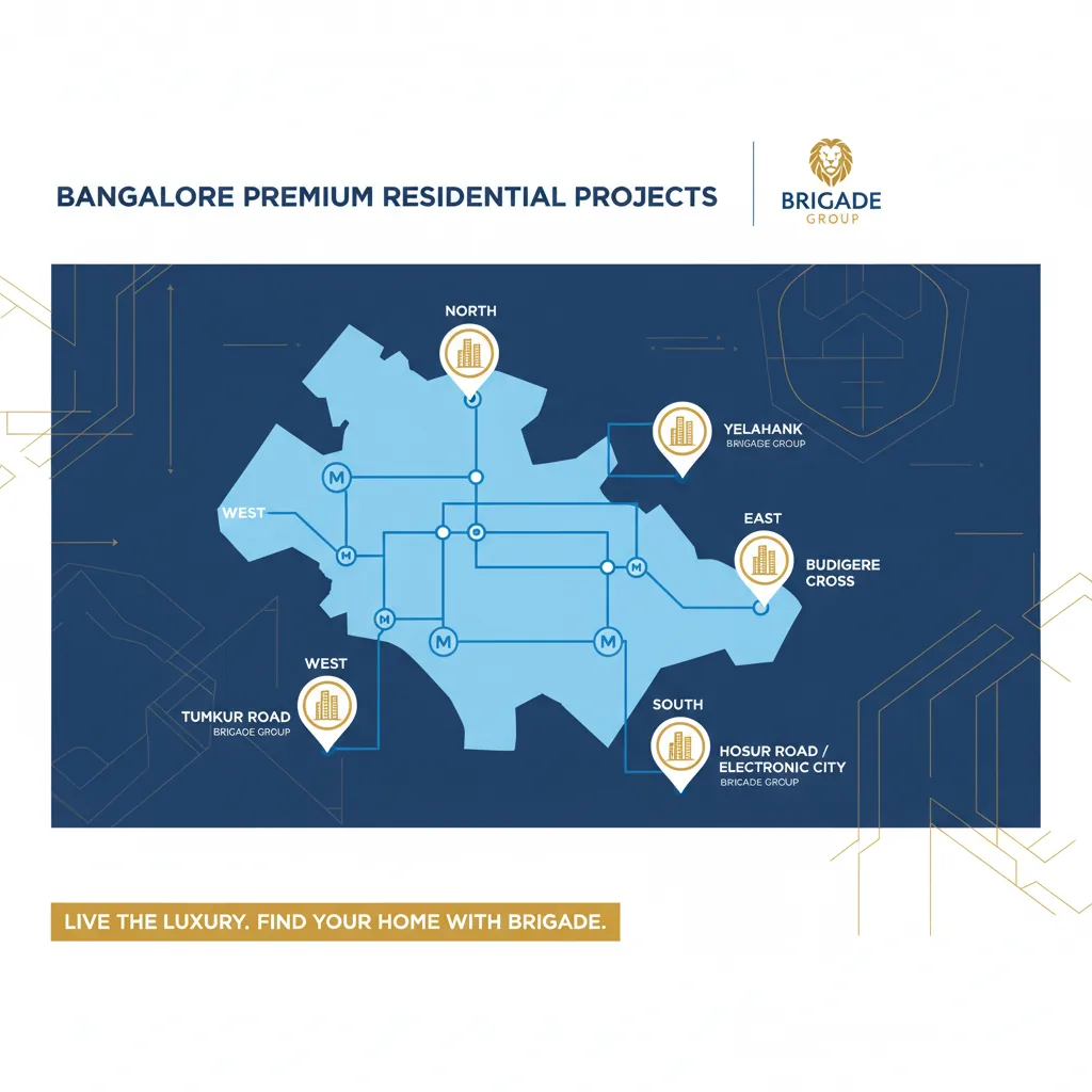 Best Projects in Bangalore | Brigade Golden Heights Best Projects in Bangalore - Brigade Golden Heights, Old Madras Road, East Bangalore