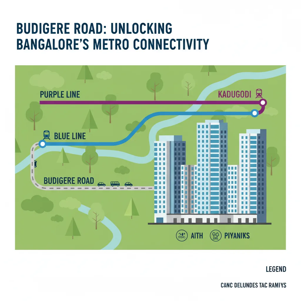 Do we have a Metro in Budigere Road | Brigade Golden Heights Do we have a Metro in Budigere Road - Brigade Golden Heights, Old Madras Road, East Bangalore