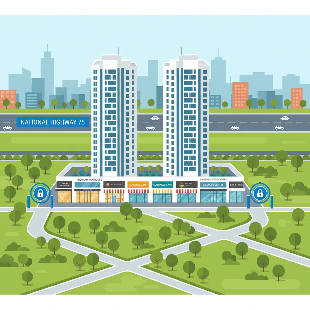 Integrated Apartments Retail Commercial | Brigade Golden Heights Integrated Apartments Retail Commercial - Brigade Golden Heights, Old Madras Road, East Bangalore