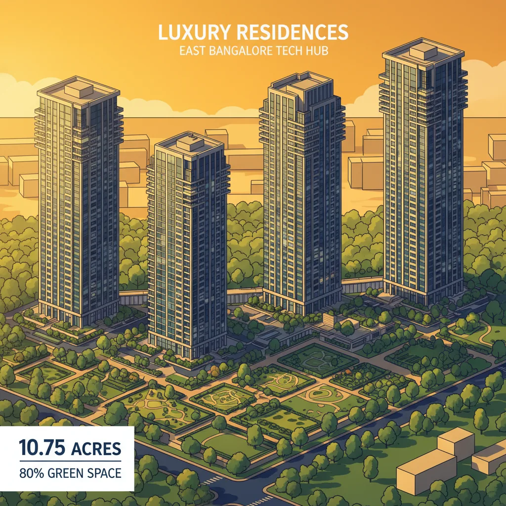 Luxury Apartments in East Bangalore | Brigade Golden Heights Luxury Apartments in East Bangalore - Brigade Golden Heights, Old Madras Road, East Bangalore