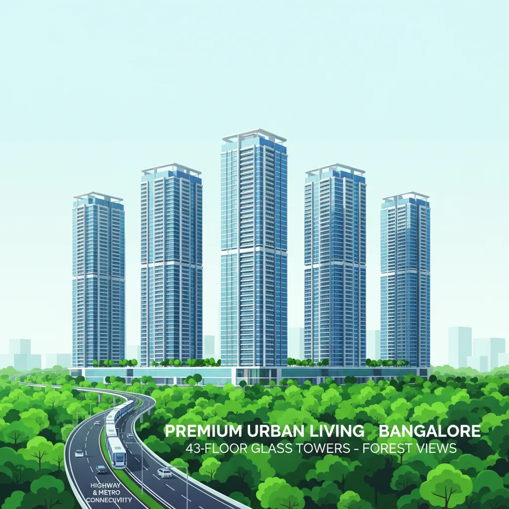 Luxury Flats for Sale in Bangalore | Brigade Golden Heights Luxury Flats for Sale in Bangalore - Brigade Golden Heights, Old Madras Road, East Bangalore