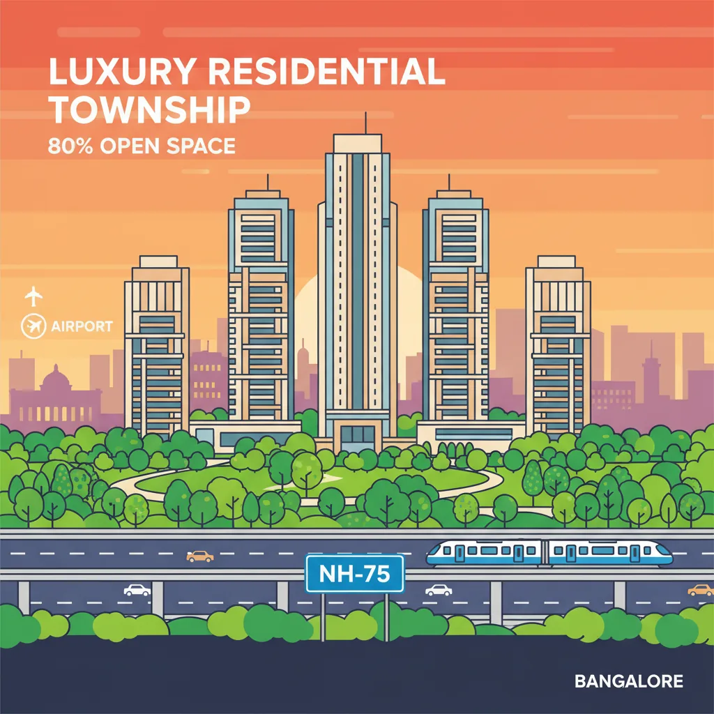 Old Madras Road Nh75 Proximity | Brigade Golden Heights Old Madras Road Nh75 Proximity - Brigade Golden Heights, Old Madras Road, East Bangalore